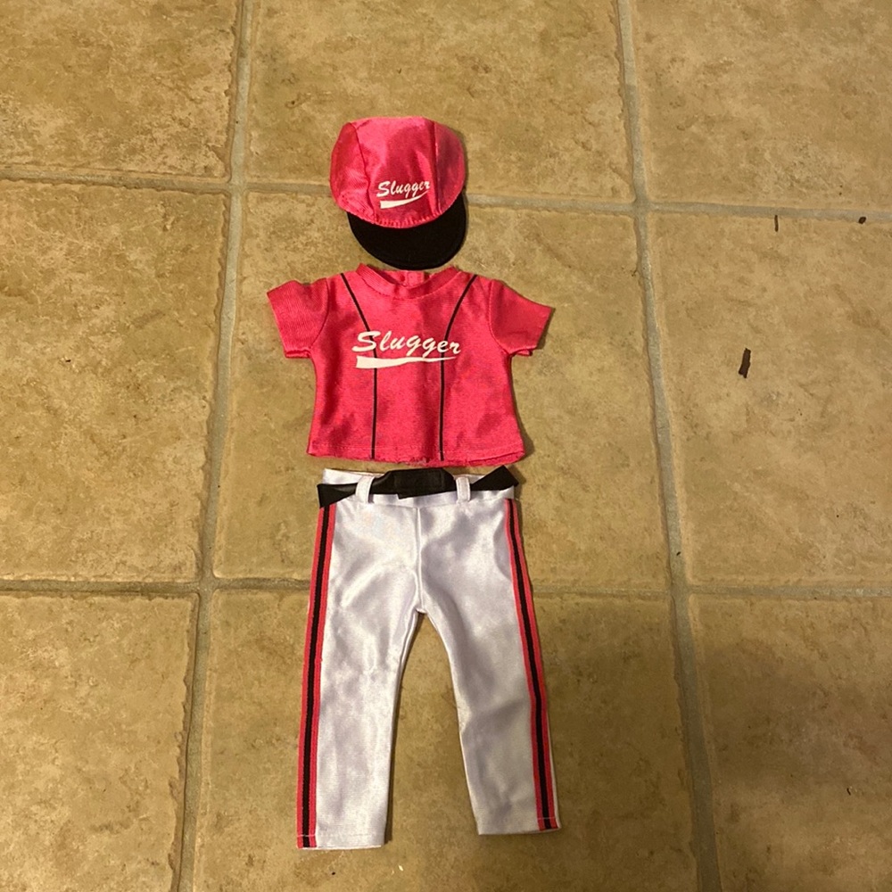 American girl softball uniform